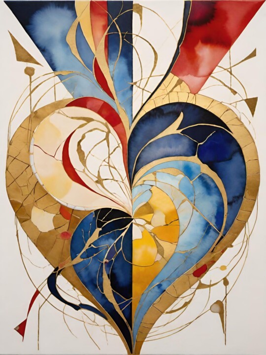 Mosaic Heart 数字艺术