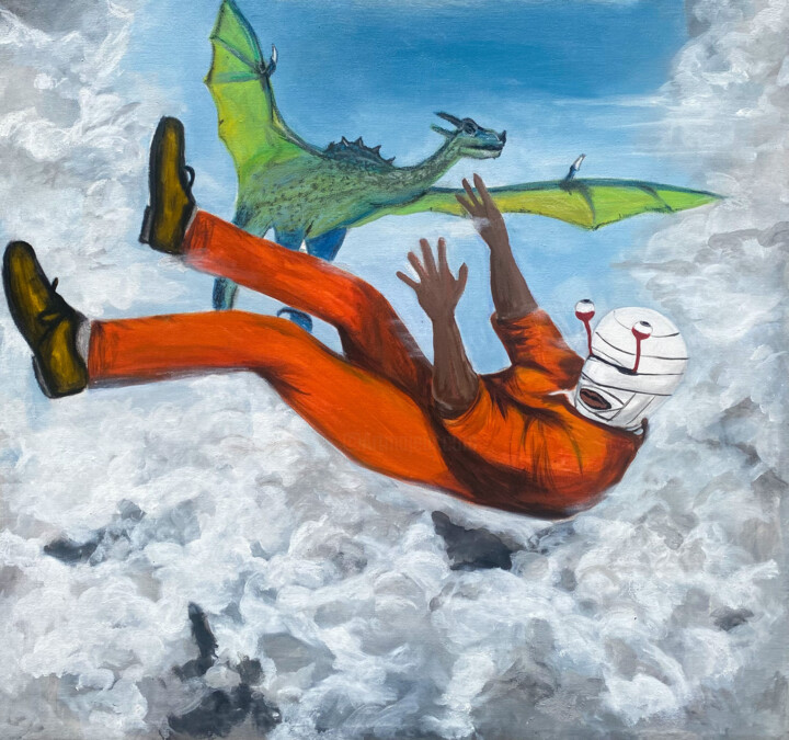 Gbemedebe 2 Pittura, 32x35 in