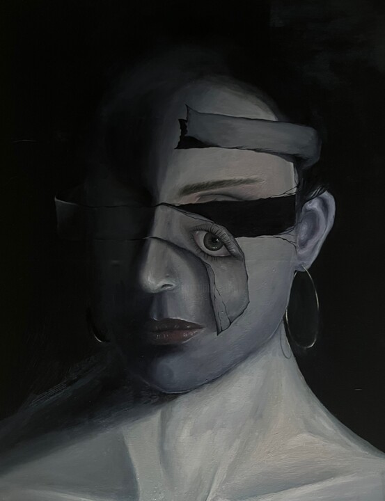 Mask 绘画, 31.5x23.6 in