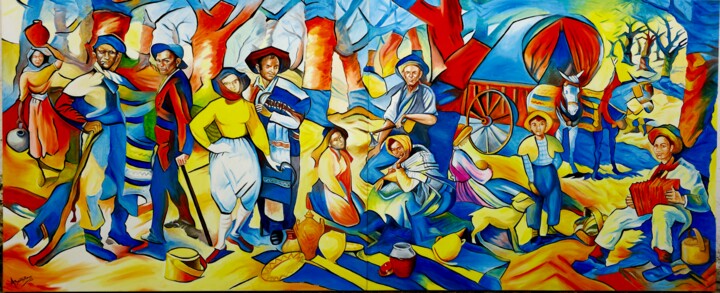 Reinterpretação - Crisfal Tablo, 31,5x94,5 in