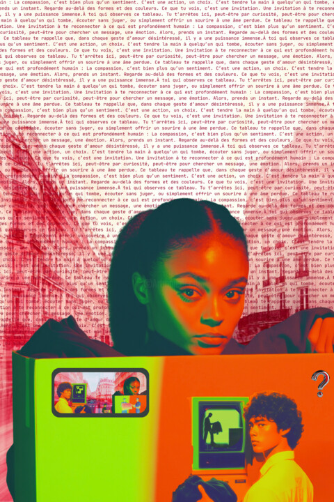 Digital Arts titled "Inversion" by Cocoa Doll, Original Artwork, Digital Collage