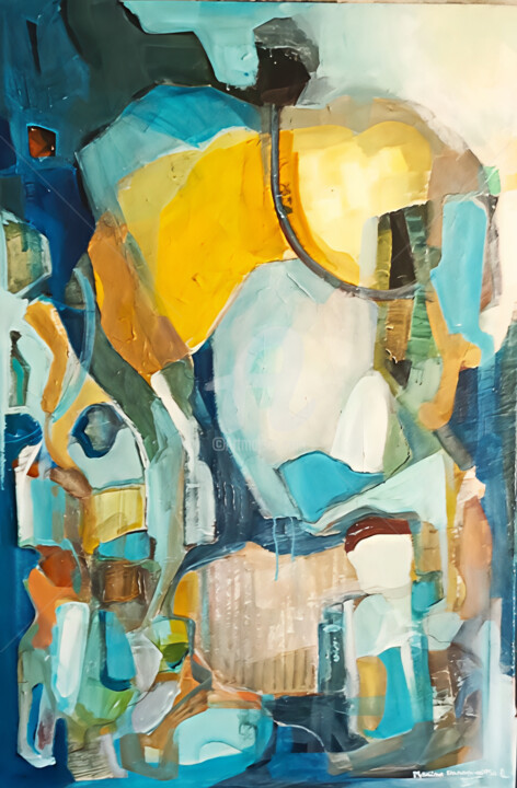 Sem título IXI 绘画, 35.4x23.6 in