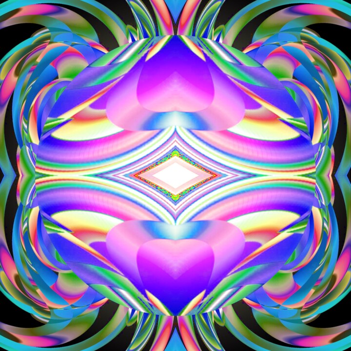 Digital Arts titled "Paste; Reflections…" by Jeb Gaither, Original Artwork, 2D Digital Work