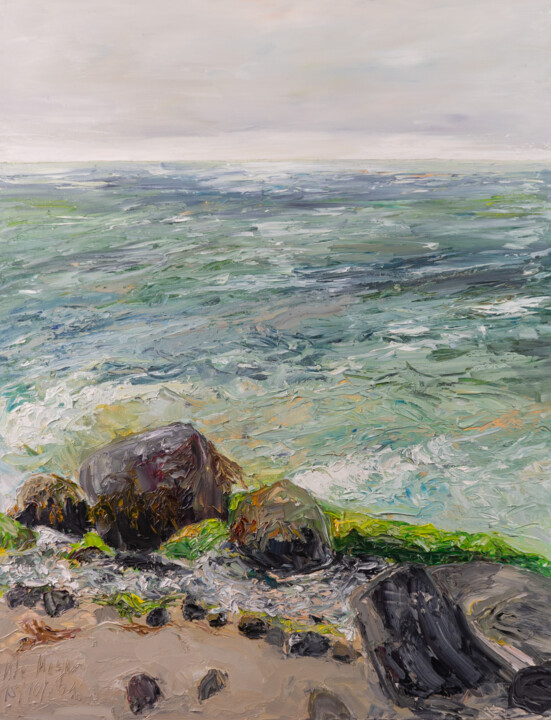 Ostsee /Ærø 绘画, 35.4x27.6 in