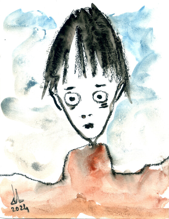Schilderij,  9,5x7 in 