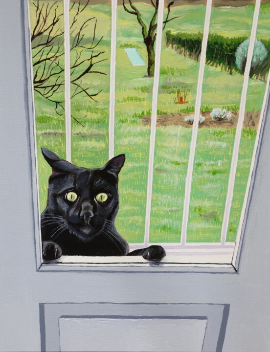 Ouvre moi la porte 绘画, 11x8.7 in