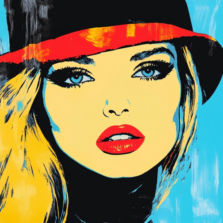 BLONDIE Schilderij, 19,7x19,7 in