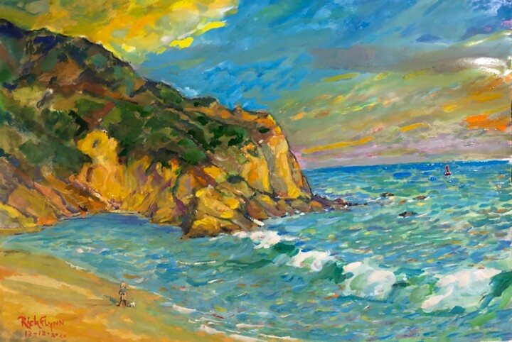 STRANDS BEACH HEADLANDS 3 Картина, 12x16 in
