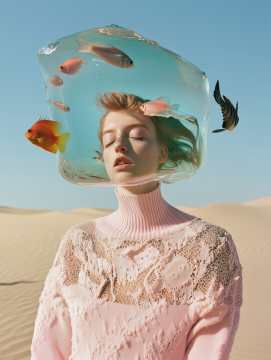 Dazed 113 数字艺术, 31.5x23.6 in