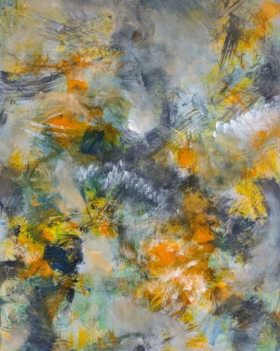 "Partition" başlıklı Tablo Alyssa Pasquier tarafından, Orijinal sanat, Akrilik Ahşap Sedye çerçevesi üzerine monte edilmiş