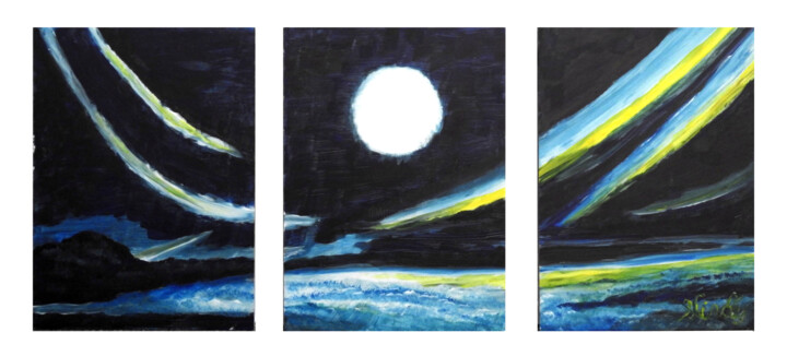 Blue Planet Tablo, 9,1x19,7 in