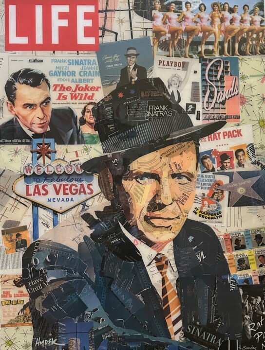 Collages titled "The Life of Frank S…" by Jim Hudek James Hudek, Original Artwork, Collages Mounted on Wood Panel