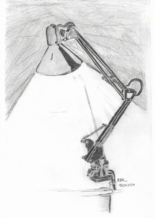 eine Lampe Картина, 11,8x7,7 in