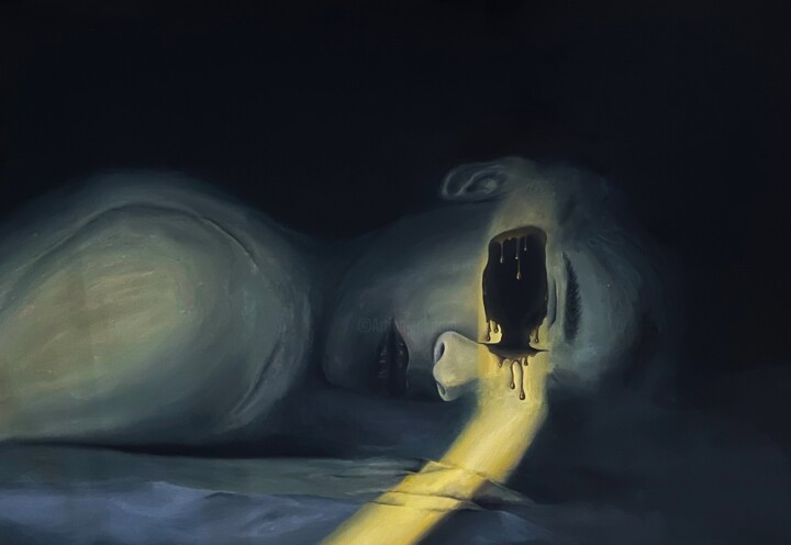 Global Warming 绘画, 27.6x39.4 in