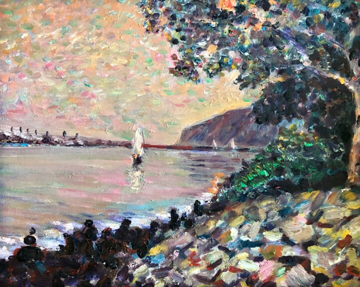 DANA POINT HARBOR SAIL BOAT Tablo, 16x20 in