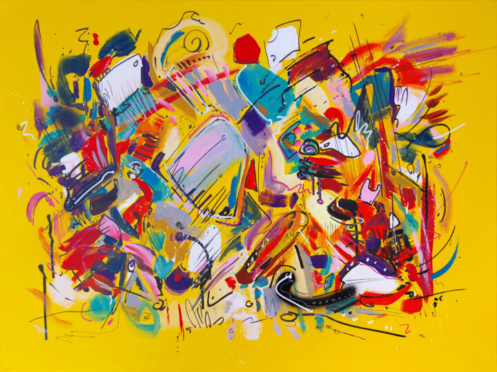 Jungle 4 绘画, 23.6x31.5 in