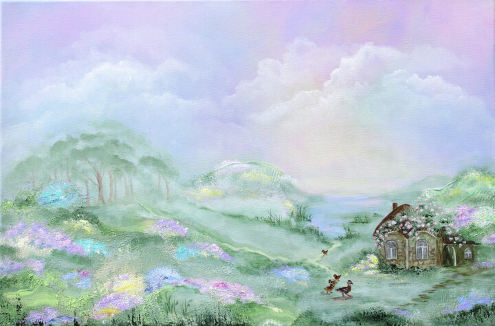 Can't be late for luncheon Schilderij, 15,8x23,6 in