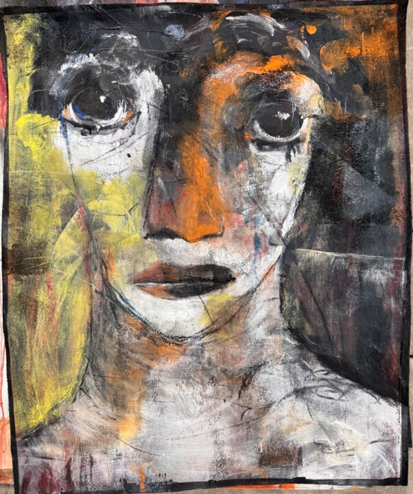 Lemon 绘画, 47.2x39.4 in