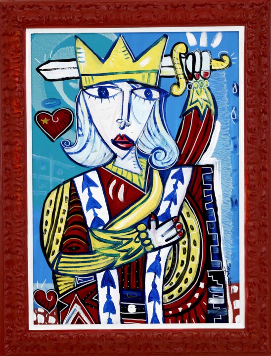 Re Cuore 绘画, 25.6x17.7 in