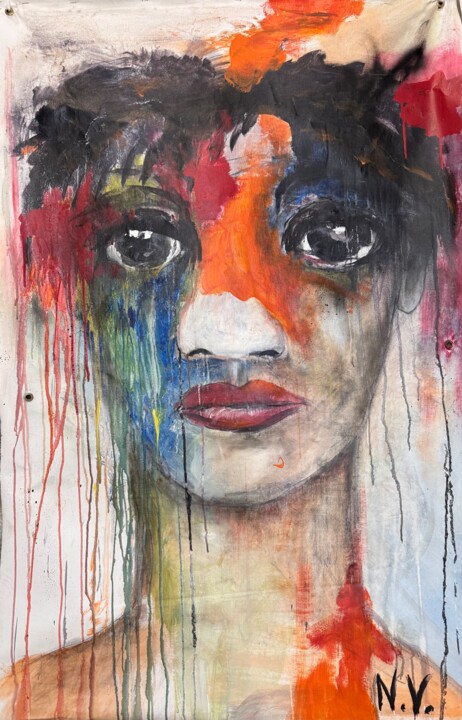 Framboise 绘画, 61x39.4 in