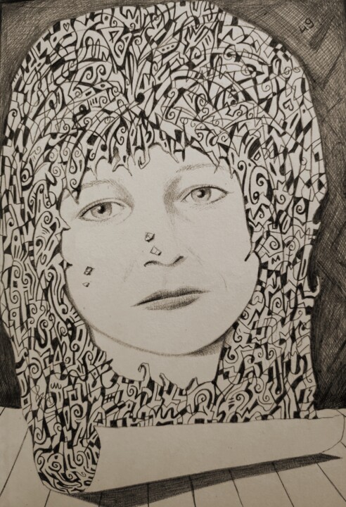 图画,  8.3x5.5 in 