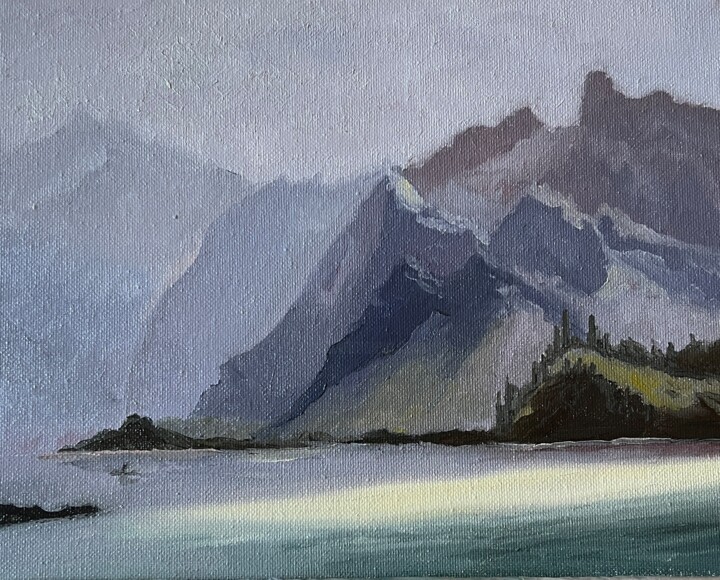 The Jansen Mountains 绘画, 9.8x11.8 in