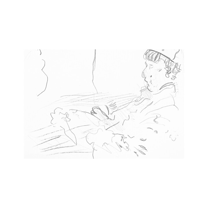 Drawing,  8.3x11.4 in 
