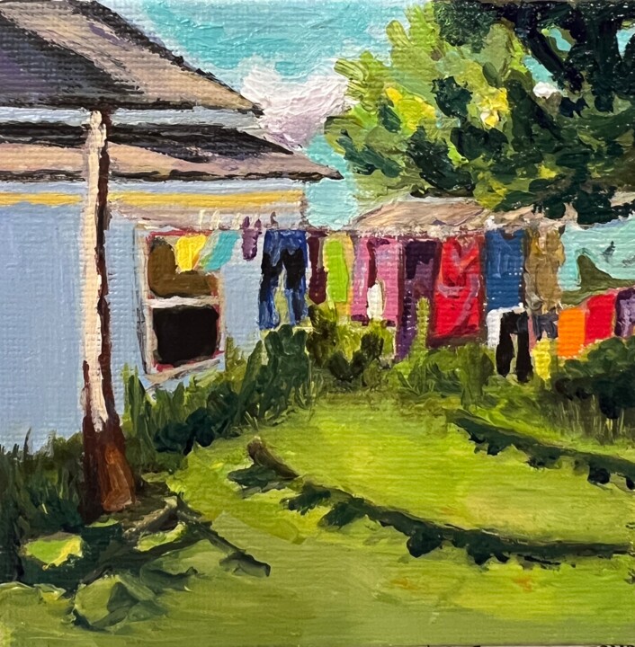 Summer house Картина, 3,9x3,9 in
