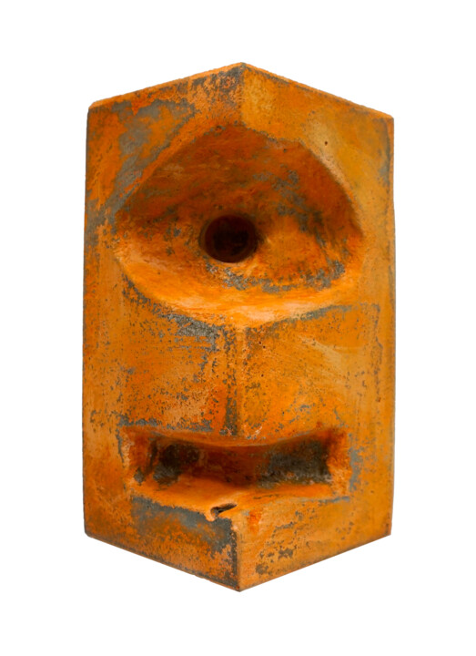 雕塑 标题为“BUREN BRUTALIST FACE” 由Paolo Castagna (Brutalist Design), 原创艺术品, 水泥