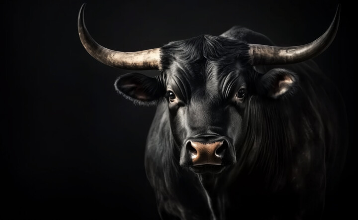 Majestic Black Bull 摄影