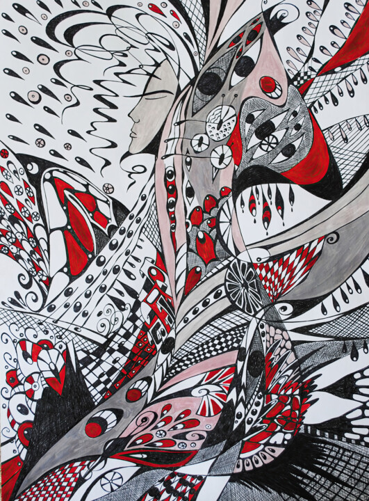 Music and feelings 图画, 23.6x15.8 in
