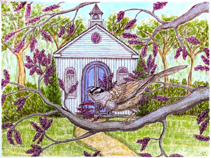 Even The Sparrow Finds A Home Ζωγραφική, 17,8x23,8 in