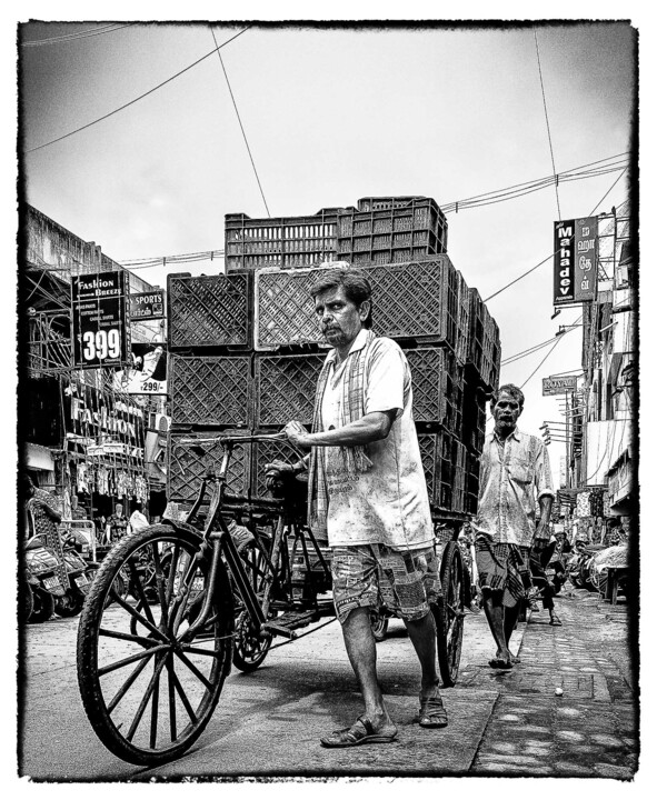 Photography titled "The delivery man." by Christian Sylvestre, Original Artwork, Digital Photography