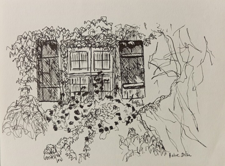 绘画,  5.9x7.7 in 