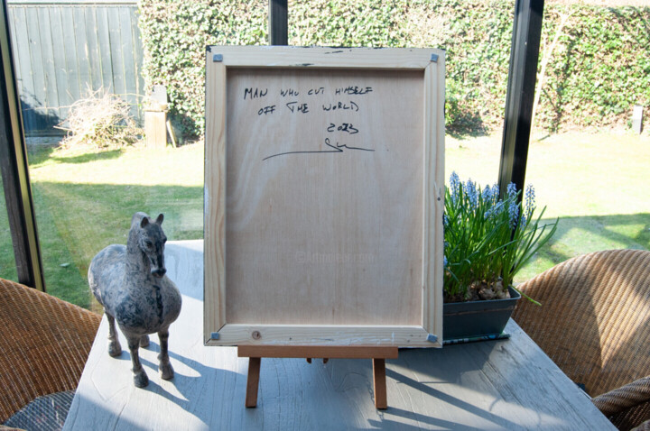 Achterkant van het werk