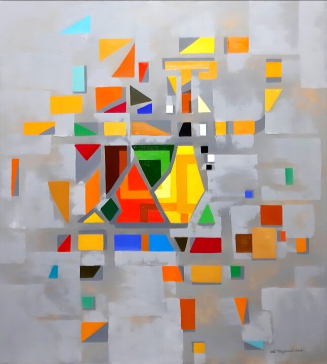 Kejebe 绘画, 39.4x35.4 in