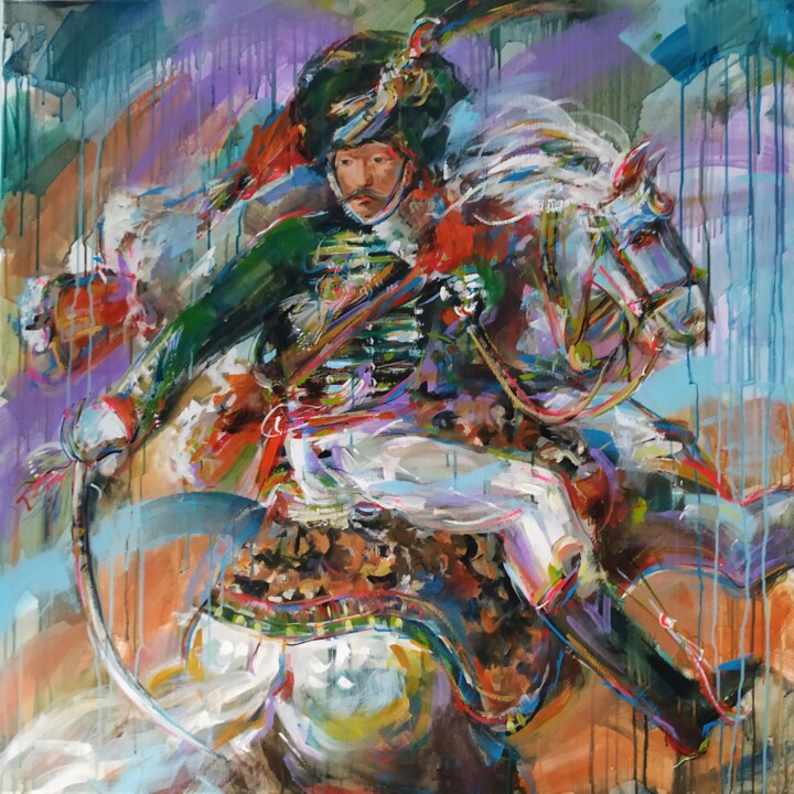 Resilience 绘画, 39.4x39.4 in