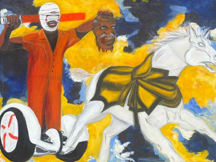 Abija Wara bi Ekun 2 绘画, 30x40 in