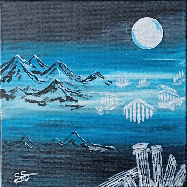 Atlanti 2 Painting, 11.8x11.8 in