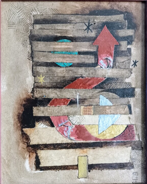 Itinéraire 1 Collages, 11,4x9,1 in