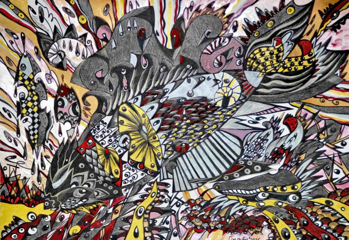 The dream of a fish 图画, 15.8x23.6 in