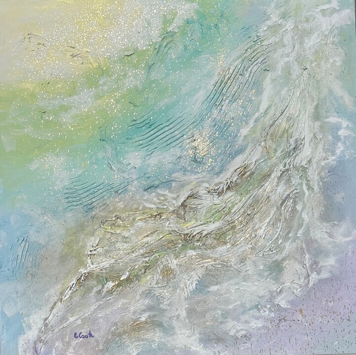Pintura titulada "Bibas Angels Wings" por Elisa Cook Benbassat Bassat, Obra de arte original, Acrílico