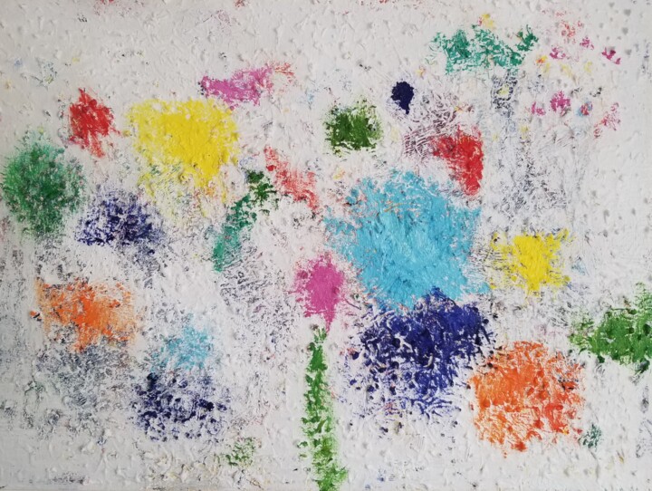 Painting titled "Solar Milk LIII" by Nicholaas Chiao, Original Artwork, Oil