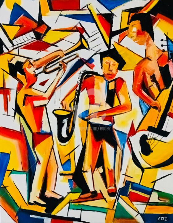 Schilderij,  28,7x23,6 in 