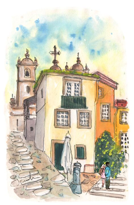 Beautiful Porto 08 绘画, 8.3x5.1 in