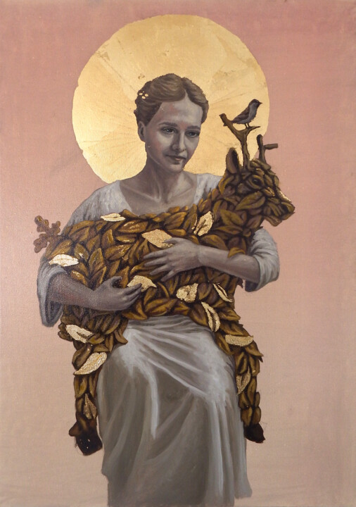 Ghost of the forest 绘画, 27.6x19.7 in