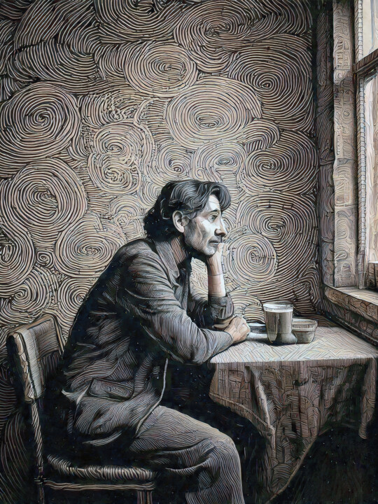 scènes de bar II 印花与版画, 39.4x31.5 in