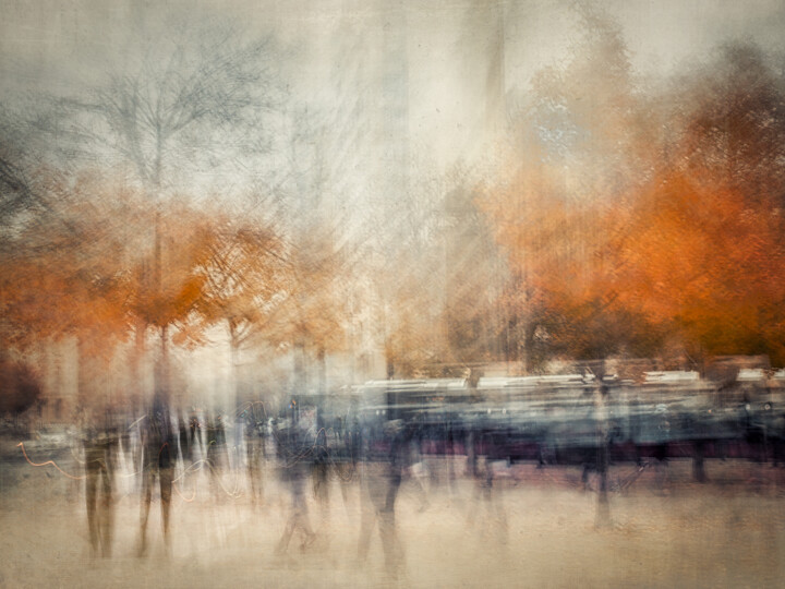 Fotografía titulada "République" por Alain Rappeneau, Obra de arte original, Fotografía manipulada Montado en Aluminio