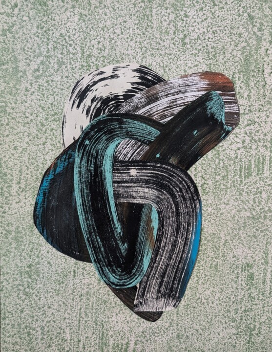 Morceaux choisis 03/25 Composition N 1 拼贴, 13x10 in