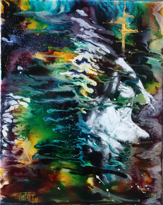 Troubles 绘画, 19.7x15.8 in